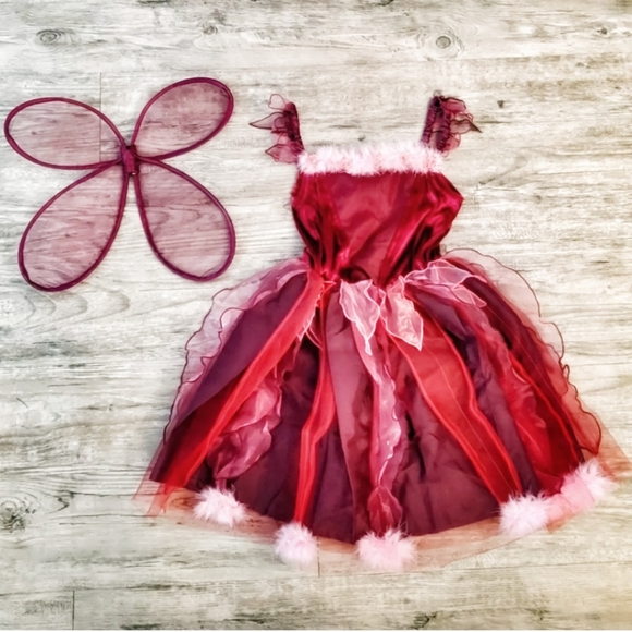 New 3 Pc Girls Fairy Princess Dress - Picture 15 of 16